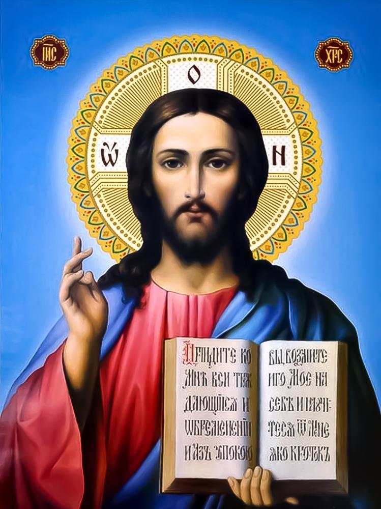 Алмазная мозаика SHLab Иисус вышивка камнями SH-27571 30x40 см полная выкладка (27571)