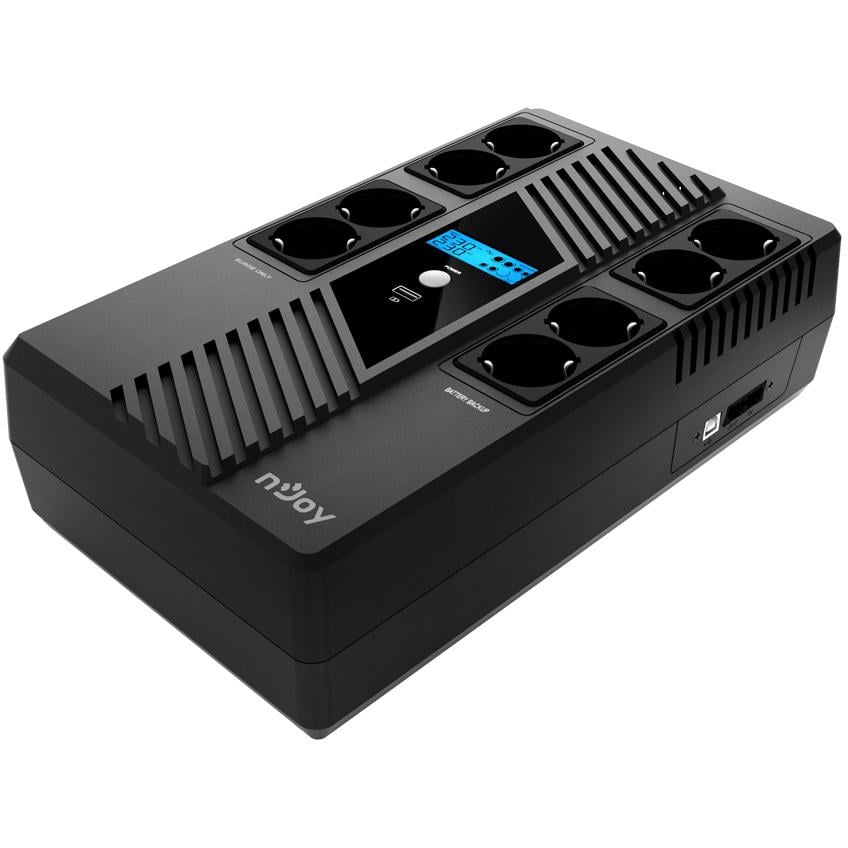Джерело безперебійного живлення nJoy Token 800VA 480 Вт (UPCSBLS680TTOAZ01B)
