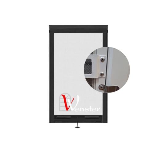 Москитная ролетная сетка без сверления Wenster до 1 кв.м Антрацит