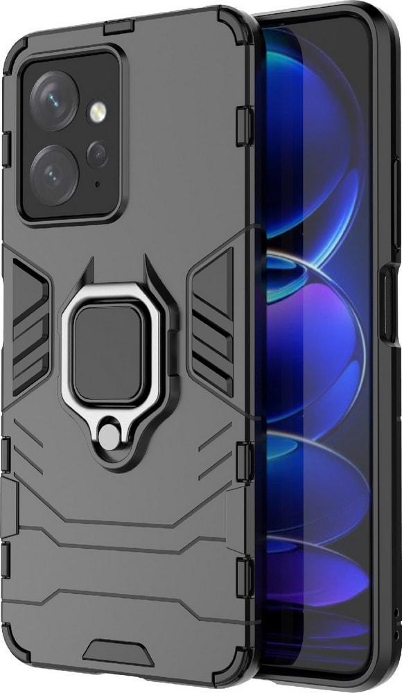 Противоударный чехол Xiaomi Redmi Note 12 (подставка кольцо) Black (32635-2B)