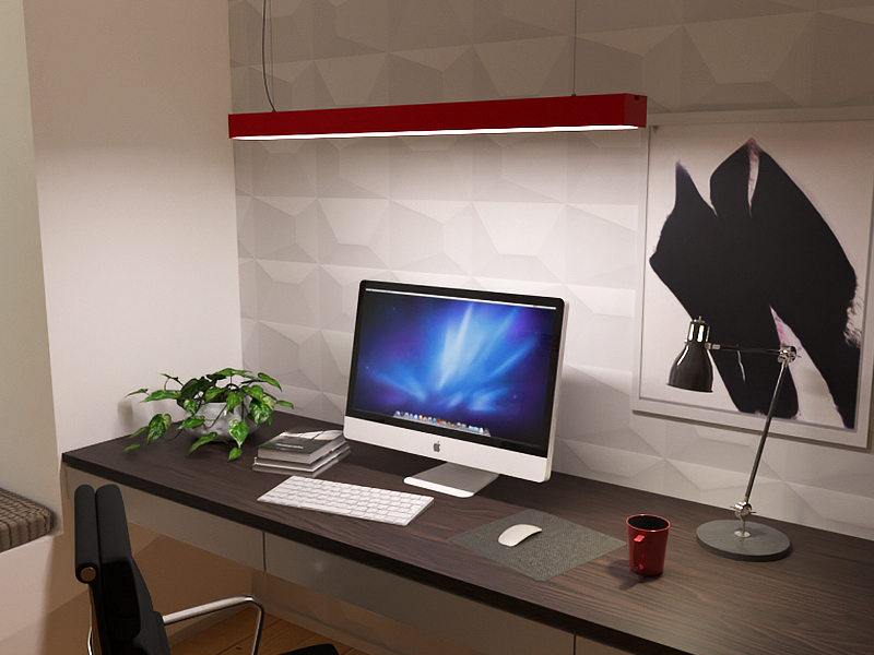 Светильник светодиодный подвесной линейный LEDUA N23-2000 220V 54W 5000 Lm 6000К Красный (25313653) - фото 2 Светильник светодиодный подвесной линейный LEDUA N23-2000 220V 54W 5000 Lm 6000К Красный (25313653) - фото 2