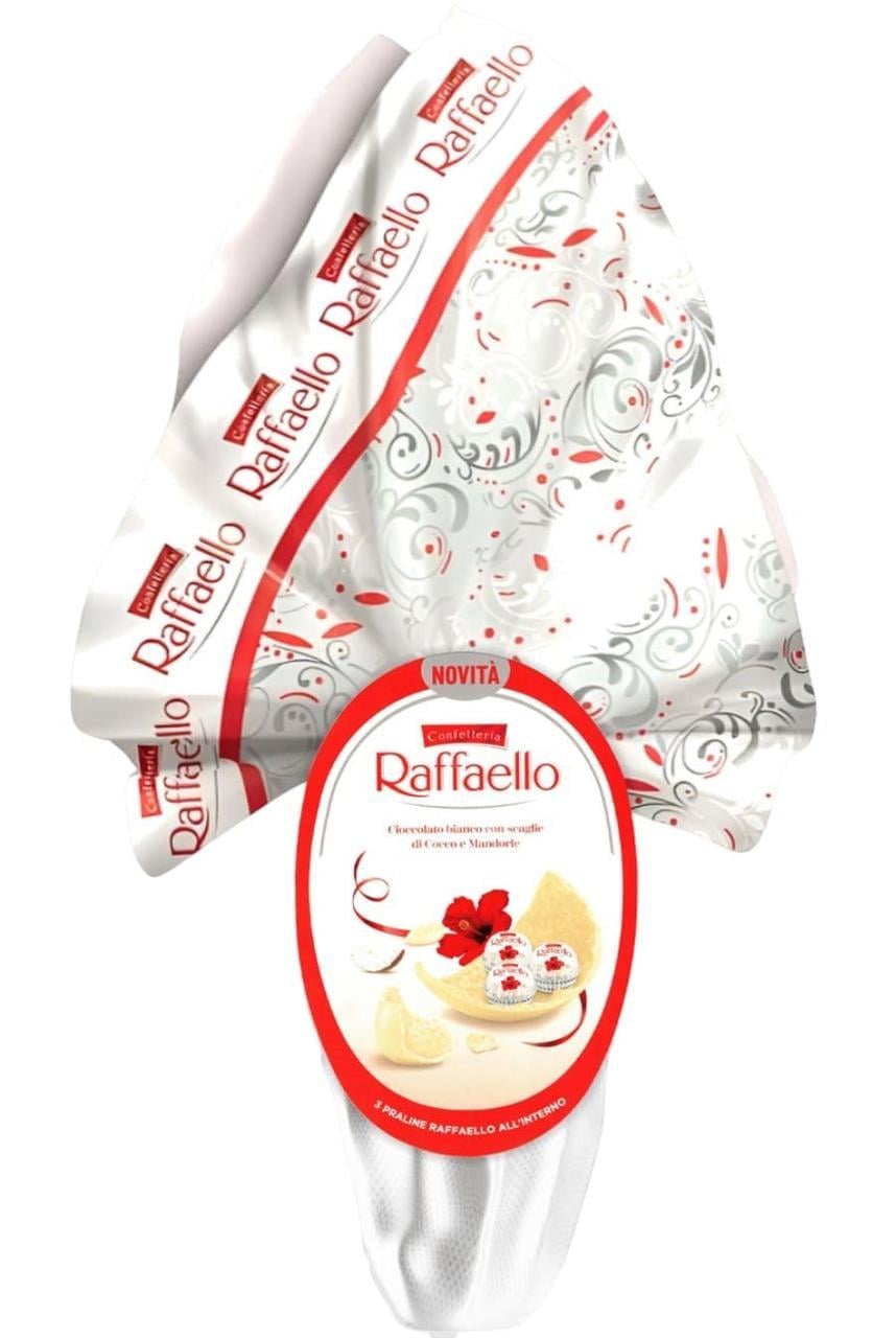 Шоколадное яйцо Raffaello Uovo al Cocco с конфетами 250 г (2959039191)