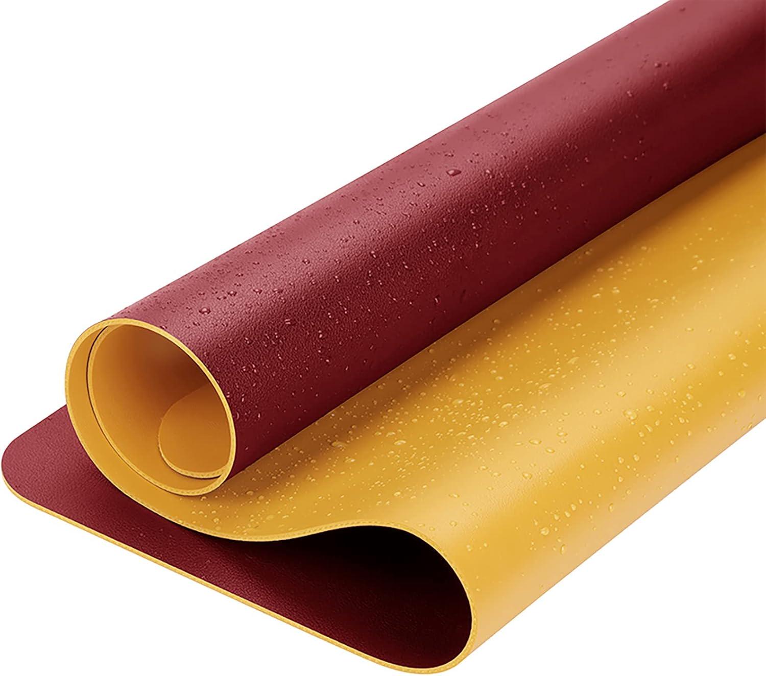 Ігрова поверхня Desk Mat Ultra Slim 900x400x1,8 мм Burgundy/Orange - фото 8 Ігрова поверхня Desk Mat Ultra Slim 900x400x1,8 мм Burgundy/Orange - фото 8