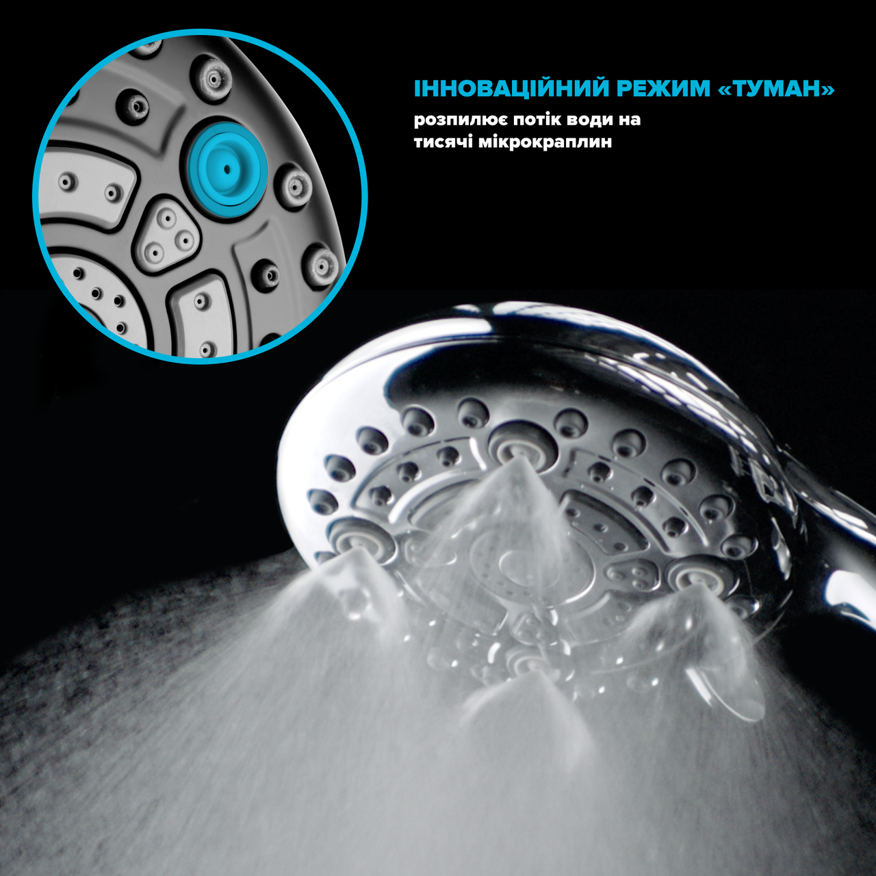 Набір для економії води Drop PM2+MULTI120GBL лійка для душу з аераторами 2 шт. (24237560) - фото 3