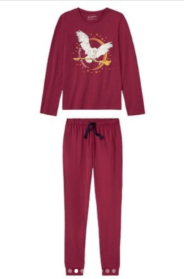 Піжама унісекс Harry Potter з орлом 390441_2201-2 Бордовий (2462280408)