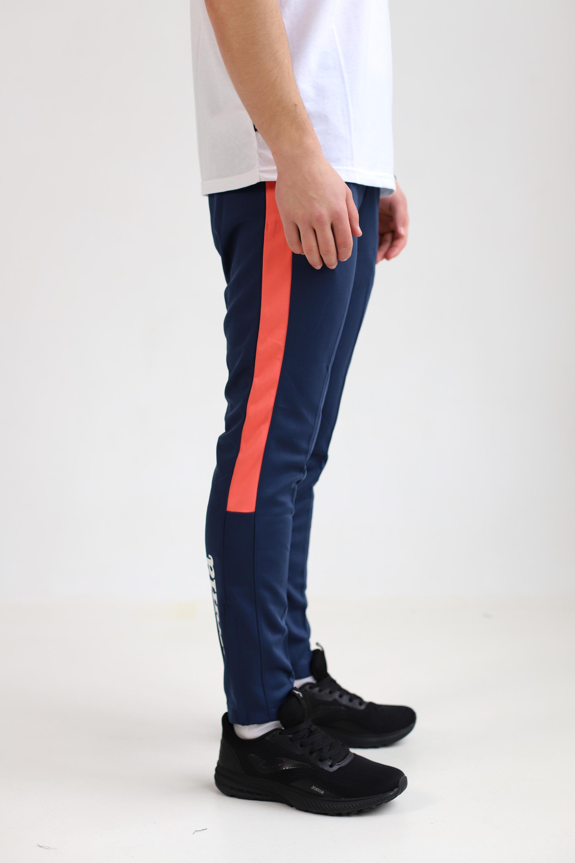 Штаны Joma 102752.390 Eco Championship Long Pants M Navy Fluor/Orange (8445456373414) - фото 3