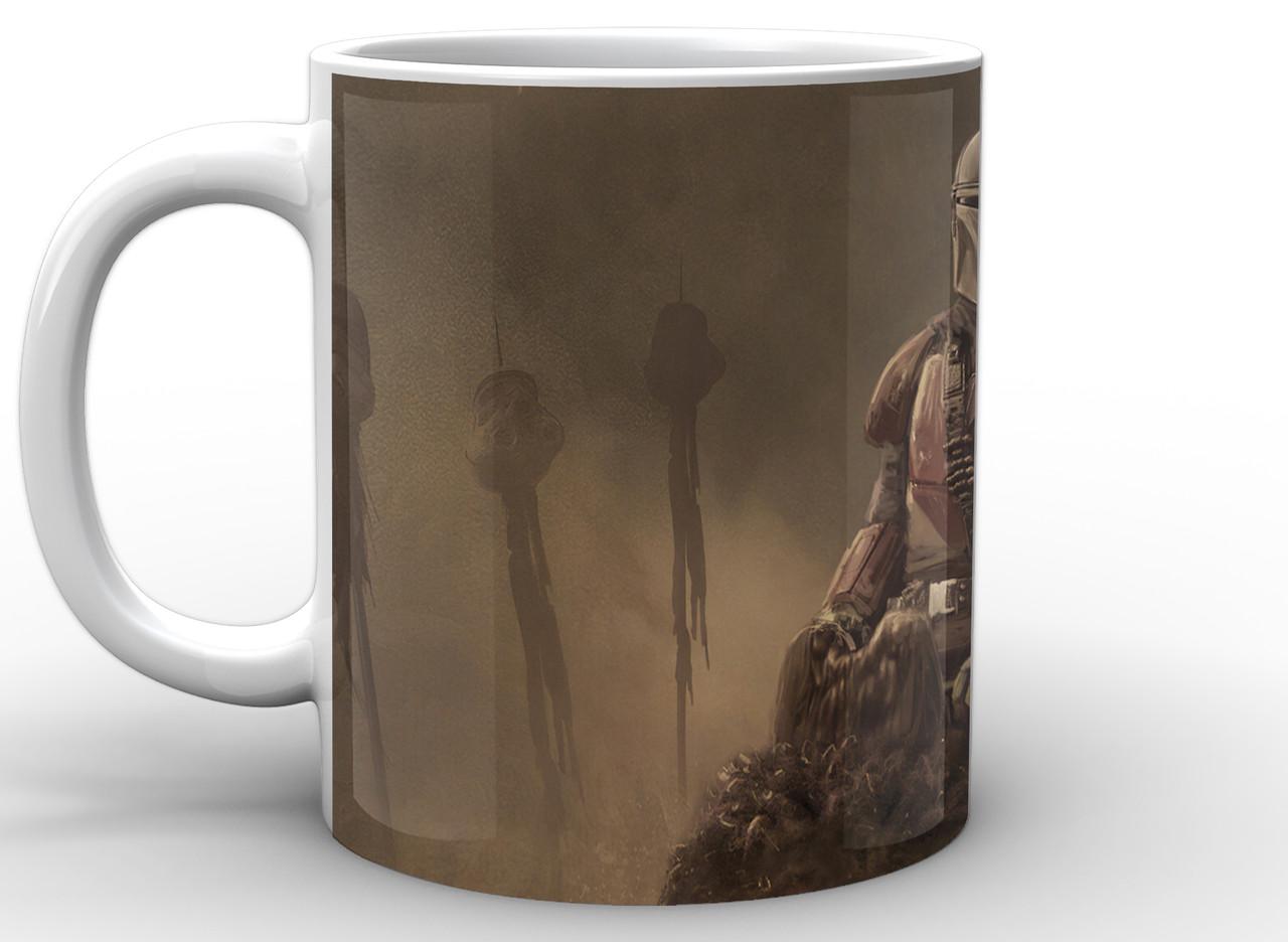 Чашка GeekLand Мандалорец верхом Star Wars The Mandalorian