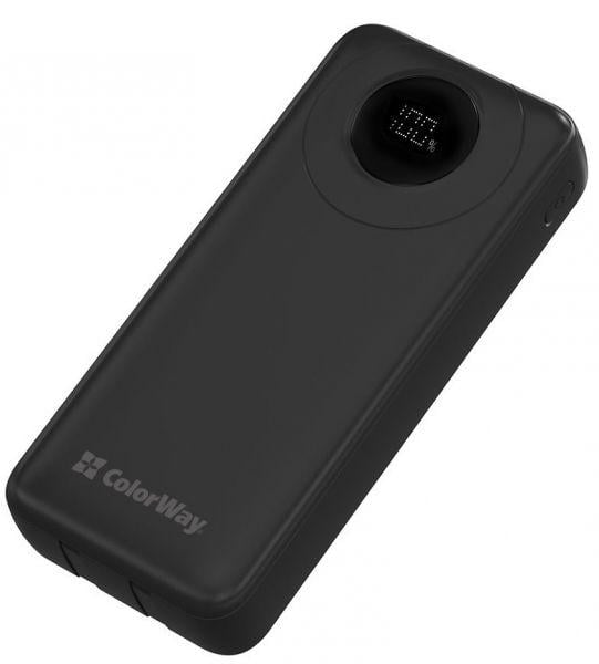 Повербанк ColorWay 20000 mAh EnergyPlus Black (CW-PB200LPB4BK-PDD)