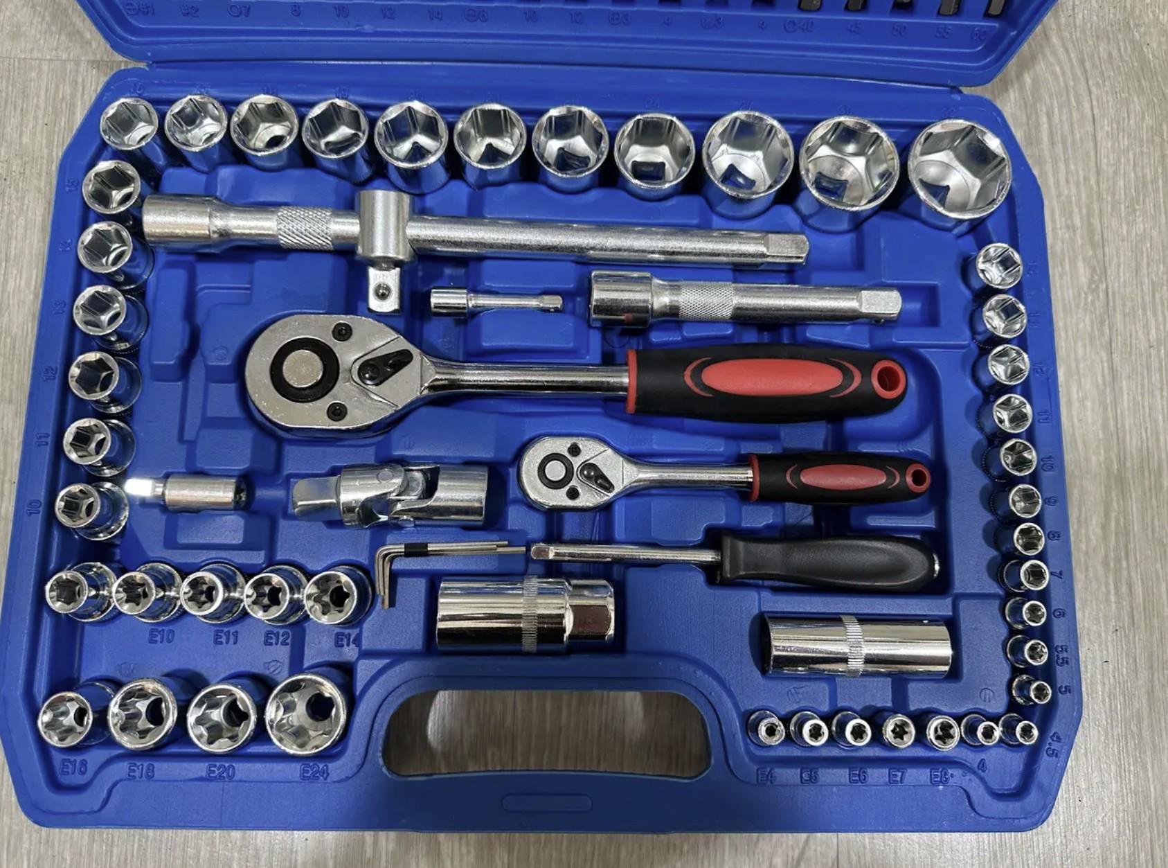 Набор инструментов WerkMaster WM-108 108 пр. в кейсе Серебристый (5454) - фото 4 Набор инструментов WerkMaster WM-108 108 пр. в кейсе Серебристый (5454) - фото 4