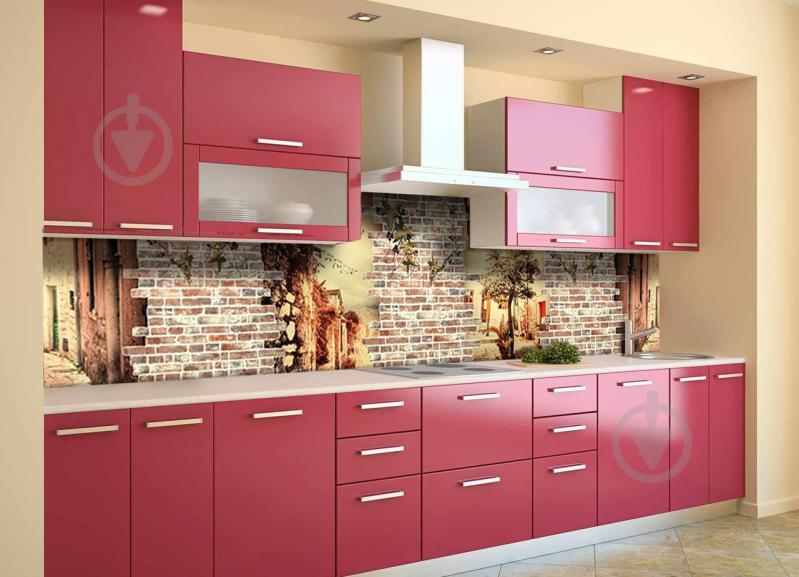 Скинали на кухню Zatarga «Кирпичная кладка» 600х2500 мм виниловая 3Д наклейка кухонный фартук самоклеящаяся Z180690 Скинали на кухню Zatarga «Кирпичная кладка» 600х2500 мм виниловая 3Д наклейка кухонный фартук самоклеящаяся Z180690