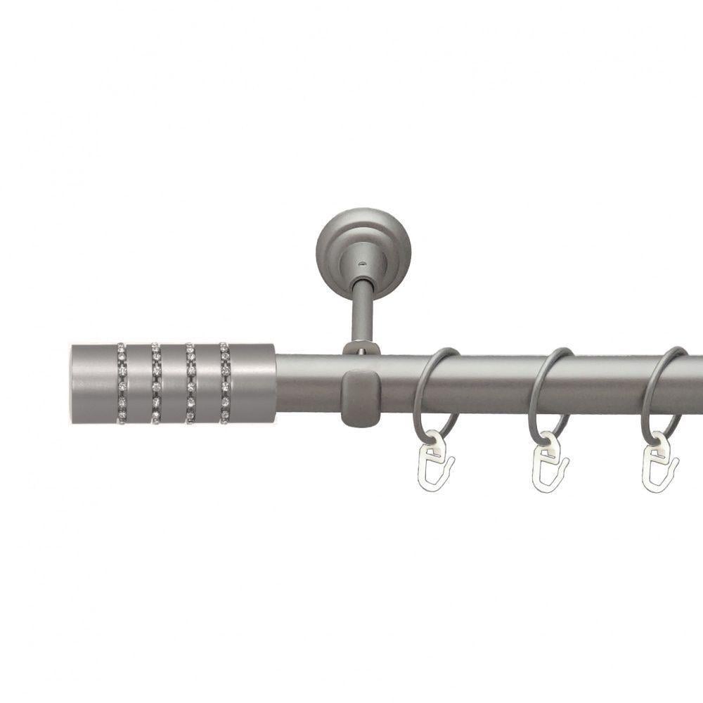 Карниз Orvit Барамелла однорядный гладкий 25 мм 200 см Сатин (00-00010211)