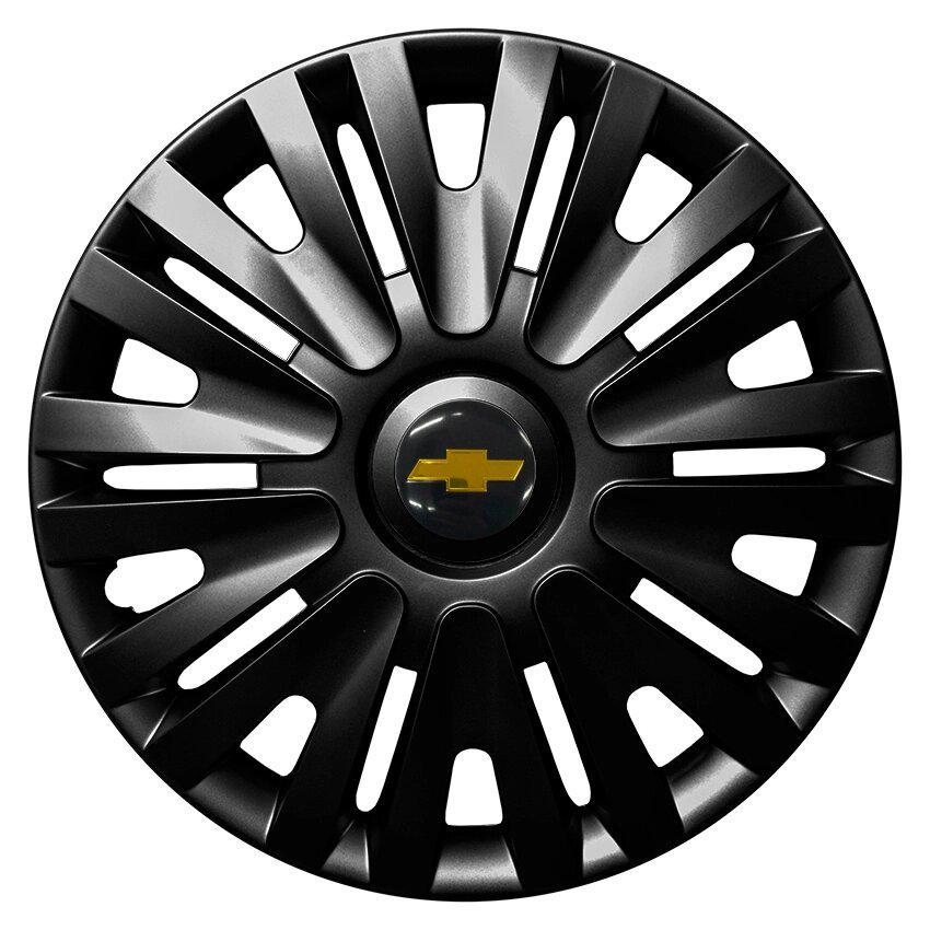 Комплект колпаков JAWOPLAST Alpha R16 для Chevrolet 4 шт. Black (28434929)