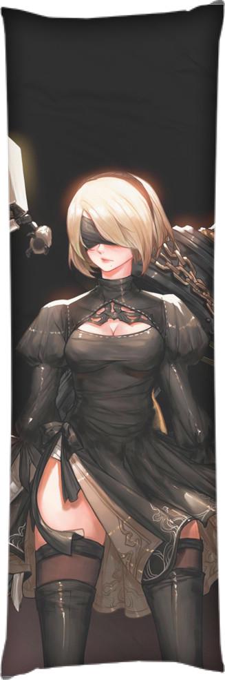 Подушка дакимакура Nier Automata 1 60x180 см (14094695)