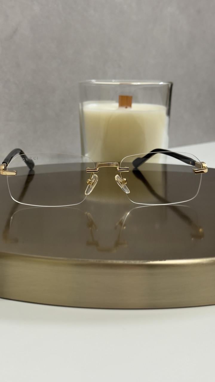 Оправа для очков Gucci GG1221O 001 Gold Rectangular