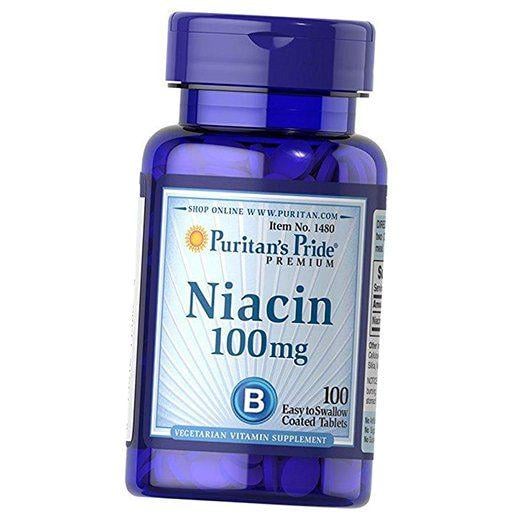 Ніацин Puritan's Pride Niacin 100 100 таблеток (36367020)