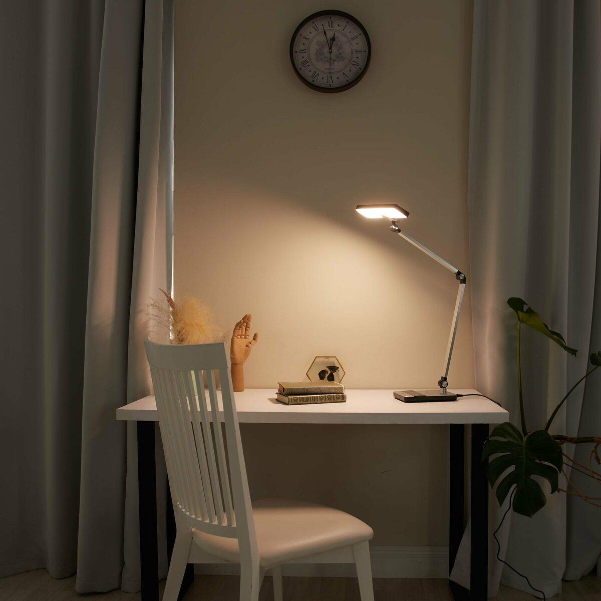 Настольная лампа светодиодная гибкая Sirius BL-1105-C Серебряный (43579) - фото 7 Настольная лампа светодиодная гибкая Sirius BL-1105-C Серебряный (43579) - фото 7