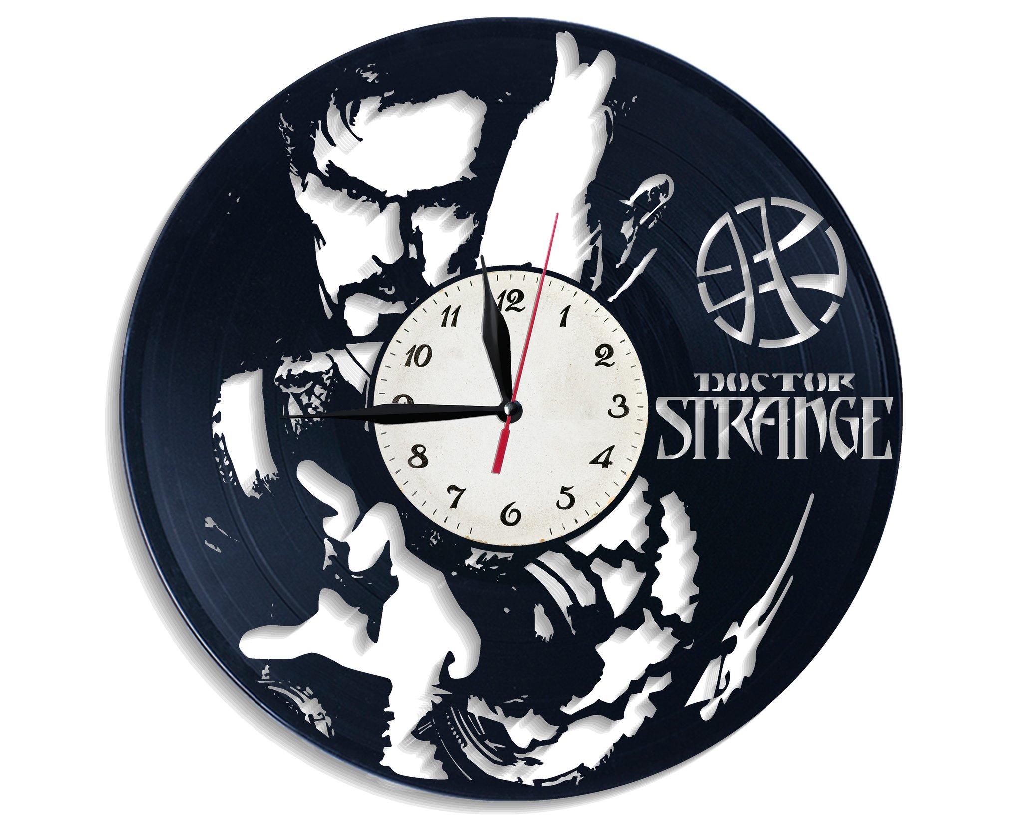 Часы настенные Доктор Стрэндж 2844 из виниловой пластинки