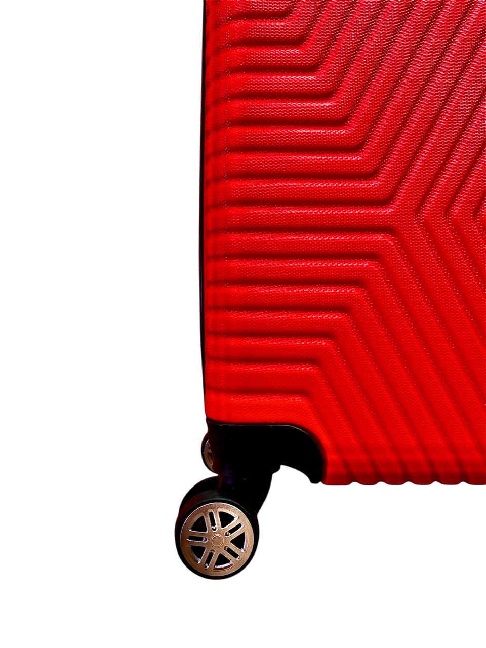 Чемодан Polo ПК018-S поликарбонат на 4-х двойных колесах маленький S 50 л Красный - фото 2 Чемодан Polo ПК018-S поликарбонат на 4-х двойных колесах маленький S 50 л Красный - фото 2