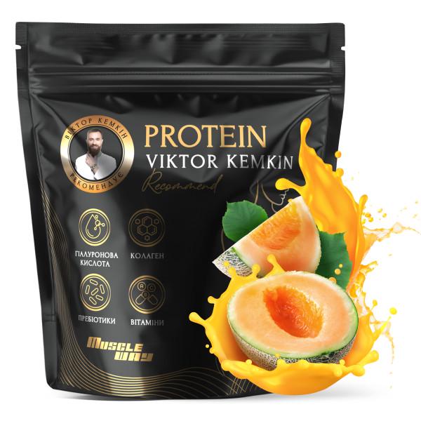 Протеиновый комплекс MuscleWay Viktor Kemkin 80% с микроэлементами 16 порций 500 г Дыня (21-125-pvk-mw-rs500.5)