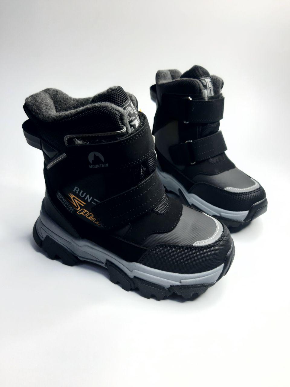 Ботинки зимние TOM.M для мальчика р. 30 19,6 см Черный (10717 А)