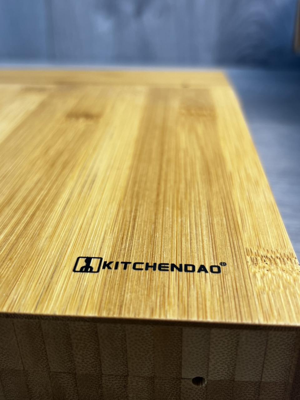 Блок для ножей магнитный KITCHENDAO из бамбука большой для кухни - фото 6 Блок для ножей магнитный KITCHENDAO из бамбука большой для кухни - фото 6