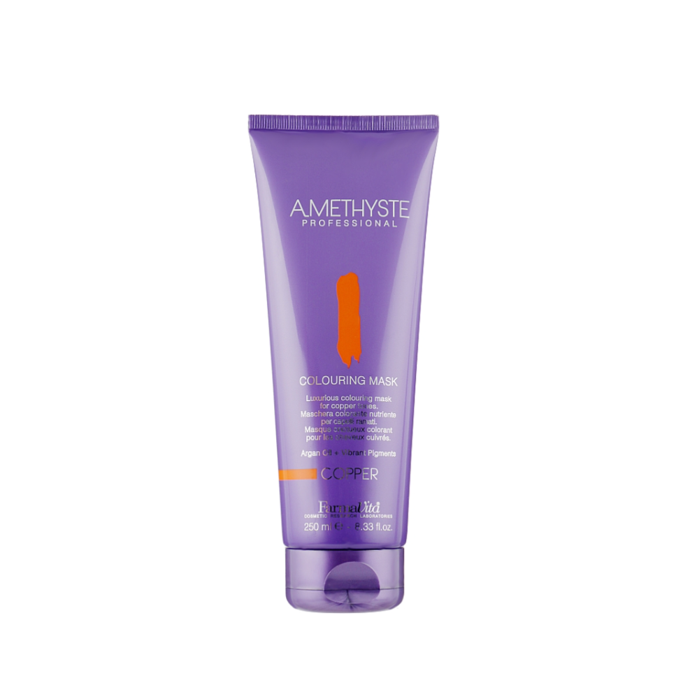 Маска для волосся тонувальна мідного відтінку Farmavita Amethyste Colouring Mask Copper 250 мл