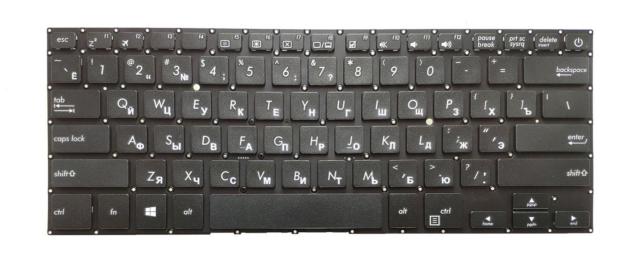 Клавиатура для ноутбука Asus V410 V410UF матовая (0KNB0-F124RU00)