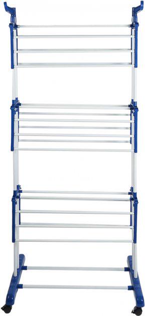 Сушилка для одежды EuroHome Florence трехуровневая 22 м (jm7676) - фото 2 Сушилка для одежды EuroHome Florence трехуровневая 22 м (jm7676) - фото 2