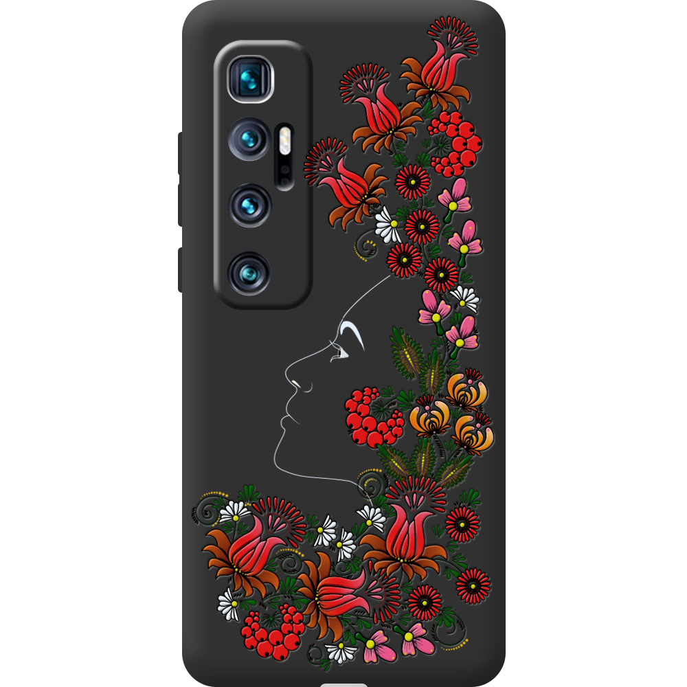 Чехол BoxFace Xiaomi Mi 10 Ultra 3D Ukrainian Muse Черный силикон (44423-bk64-44450)