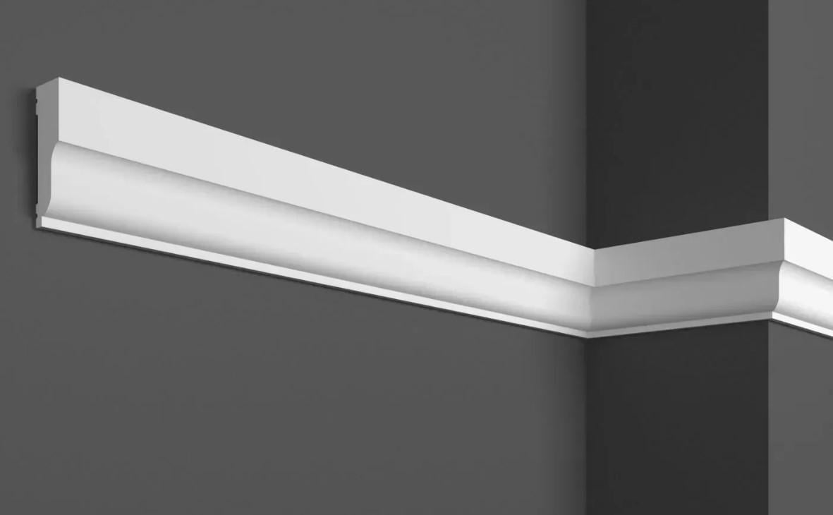Молдинг с гладким профилем Grand decor HCR 530 41x12 мм 2000 мм (123694457)