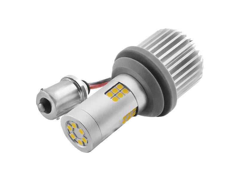Автолампа светодиодная T25 P21W 1156 с обманкой 12 В SMD3030-30led Белый (3321)
