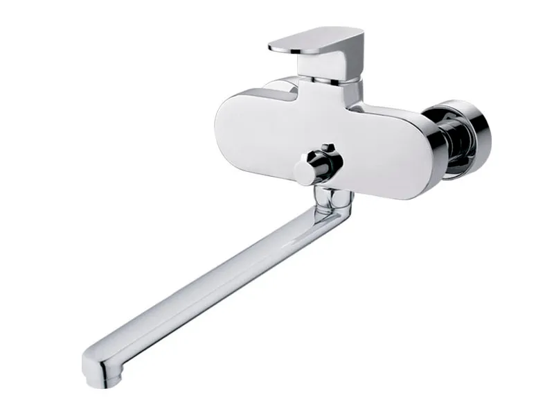 Смеситель для ванны Haiba LUDWIG 006 из латуни Стальной (HB0753) Смеситель для ванны Haiba LUDWIG 006 из латуни Стальной (HB0753)