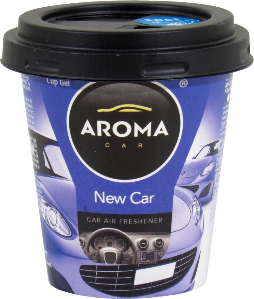 Ароматизатор для авто Aroma Car Cup New Car на панель приборов гель 130 мл (0327930)