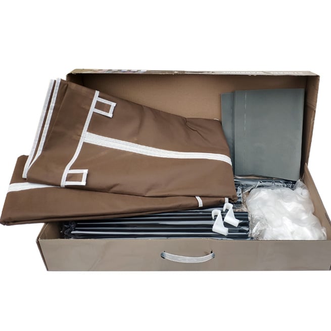 Шкаф-органайзер тканевой HCX-153NT на 3 секции 130х45х165 см - фото 5 Шкаф-органайзер тканевой HCX-153NT на 3 секции 130х45х165 см - фото 5