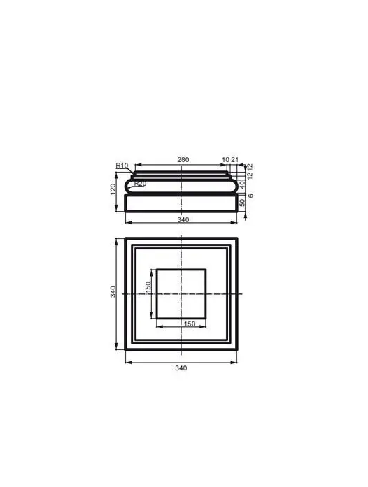 Колона фасадна база Prestige Decor LC 113-3 - фото 2