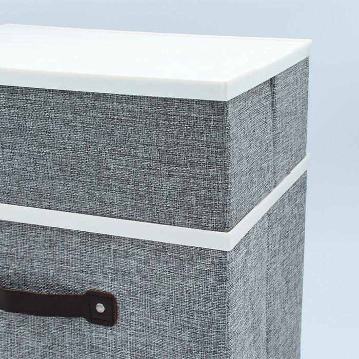 Короб складной Handy Home с пластиковой крышкой 33x23x11 см (EH-02S) - фото 2