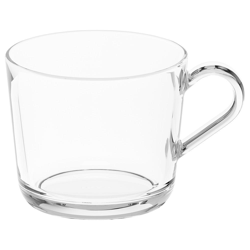 Стеклянные чашки и стаканы