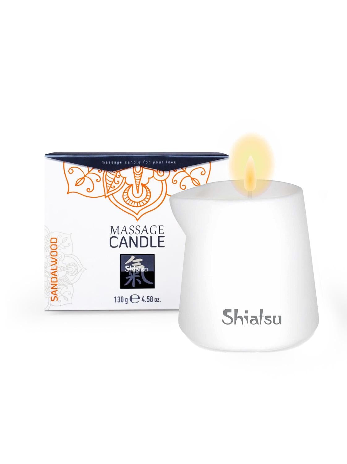 Свеча для массажа Shiatsu Сандаловое Дерево 130 г