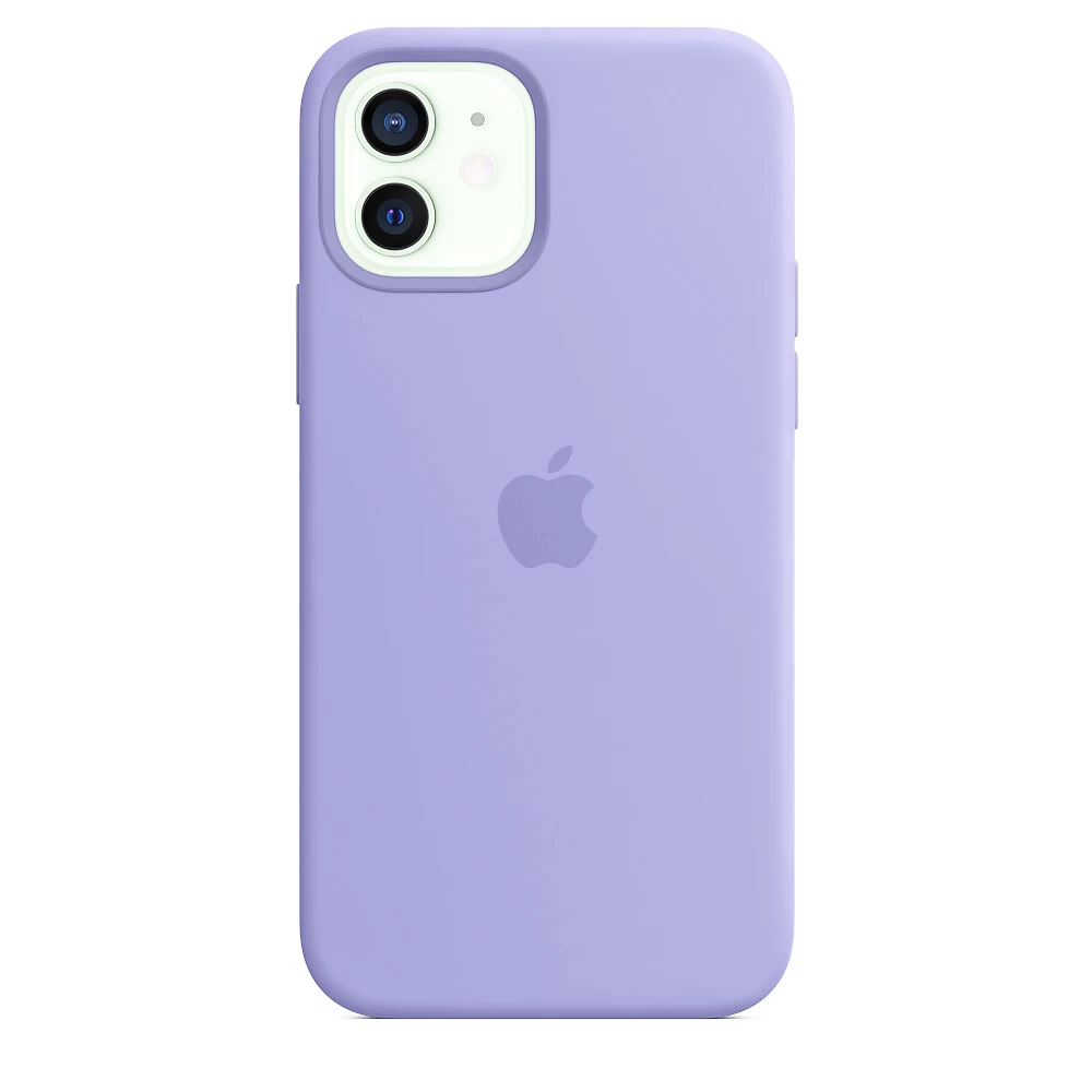 Силиконовый Чехол Накладка Silicone Case для iPhone 12/12 Pro Elegant Purple