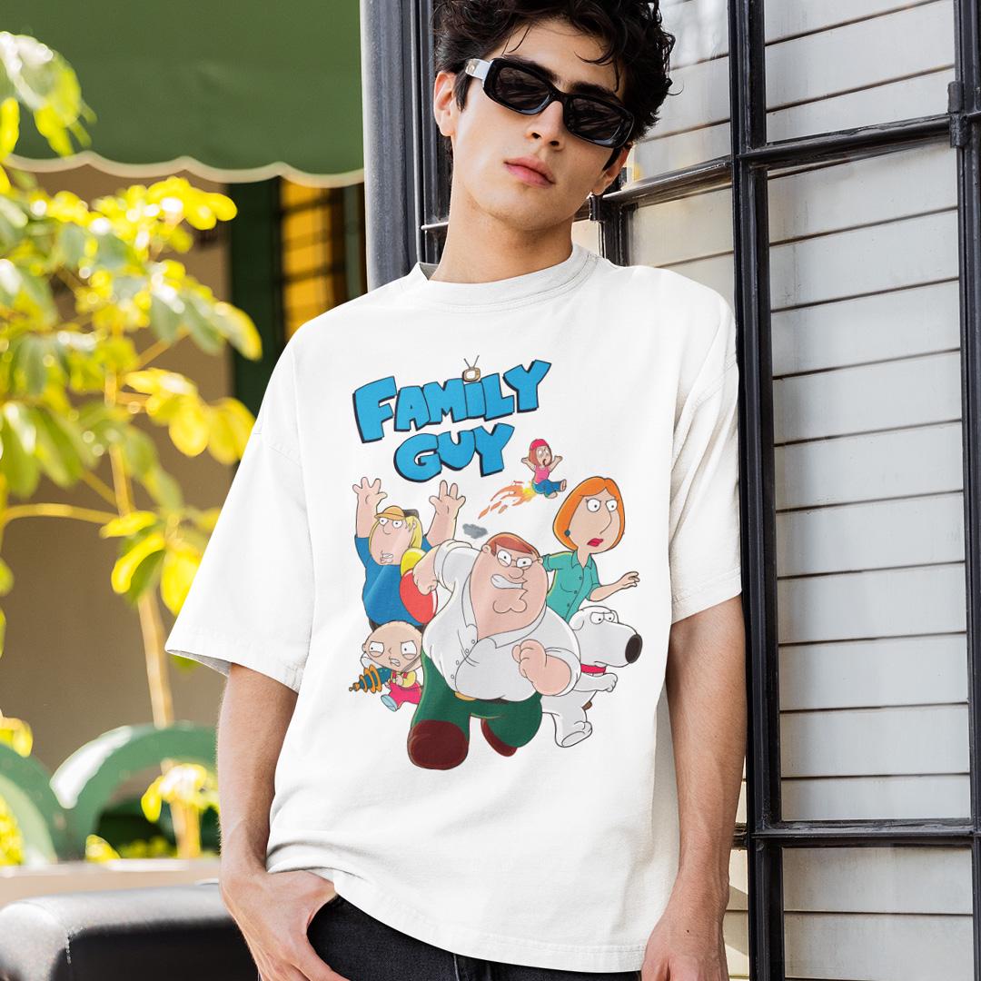 Футболка унисекс Family Guy Running Family wht XS Белый (32697848)