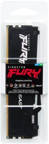 Пам'ять 8 Gb DDR5/5200 MHz/Kingston Fury Beast RGB/Black (KF552C40BBA-8) - фото 5 Пам'ять 8 Gb DDR5/5200 MHz/Kingston Fury Beast RGB/Black (KF552C40BBA-8) - фото 5