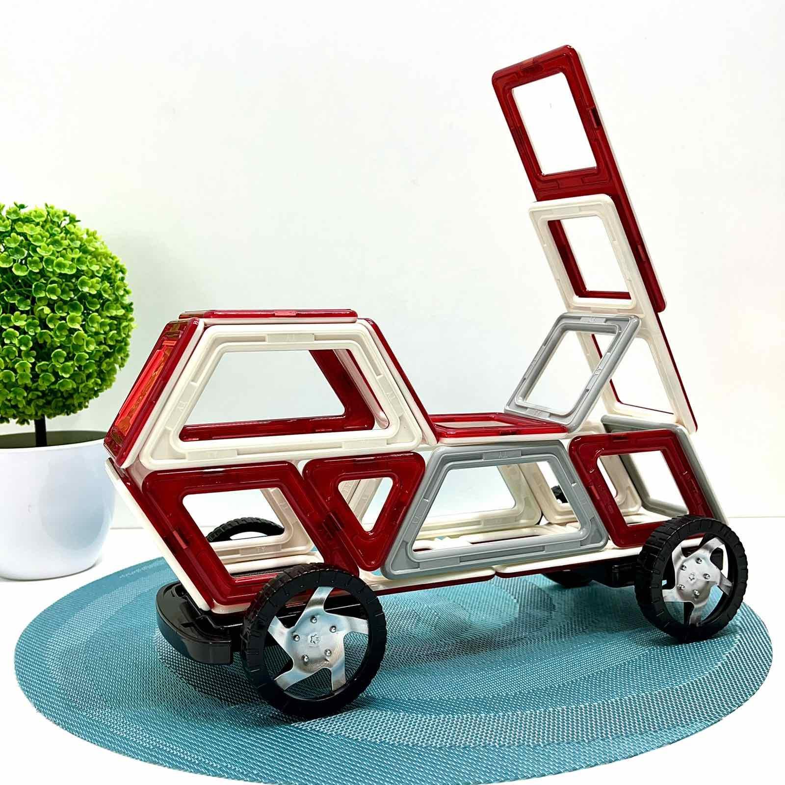 Конструктор магнитный Limo Toy Транспорт 57 дет. (KB 1015) - фото 2 Конструктор магнитный Limo Toy Транспорт 57 дет. (KB 1015) - фото 2