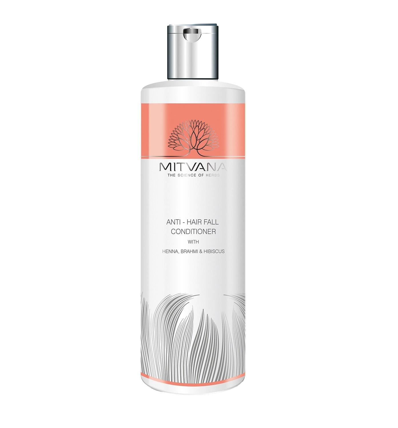 Кондиционер против выпадения волос Mitvana Anti Hair Fall Conditioner with Henna Brahmi&Hibiscus 200 мл (8906078540658)