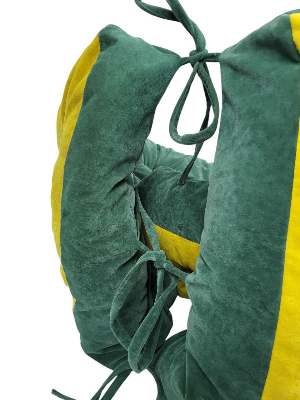 Бескаркасное кресло-матрас трансформер двухстороннее 150x80 см Зелено-желтый (1549702611) - фото 4 Бескаркасное кресло-матрас трансформер двухстороннее 150x80 см Зелено-желтый (1549702611) - фото 4