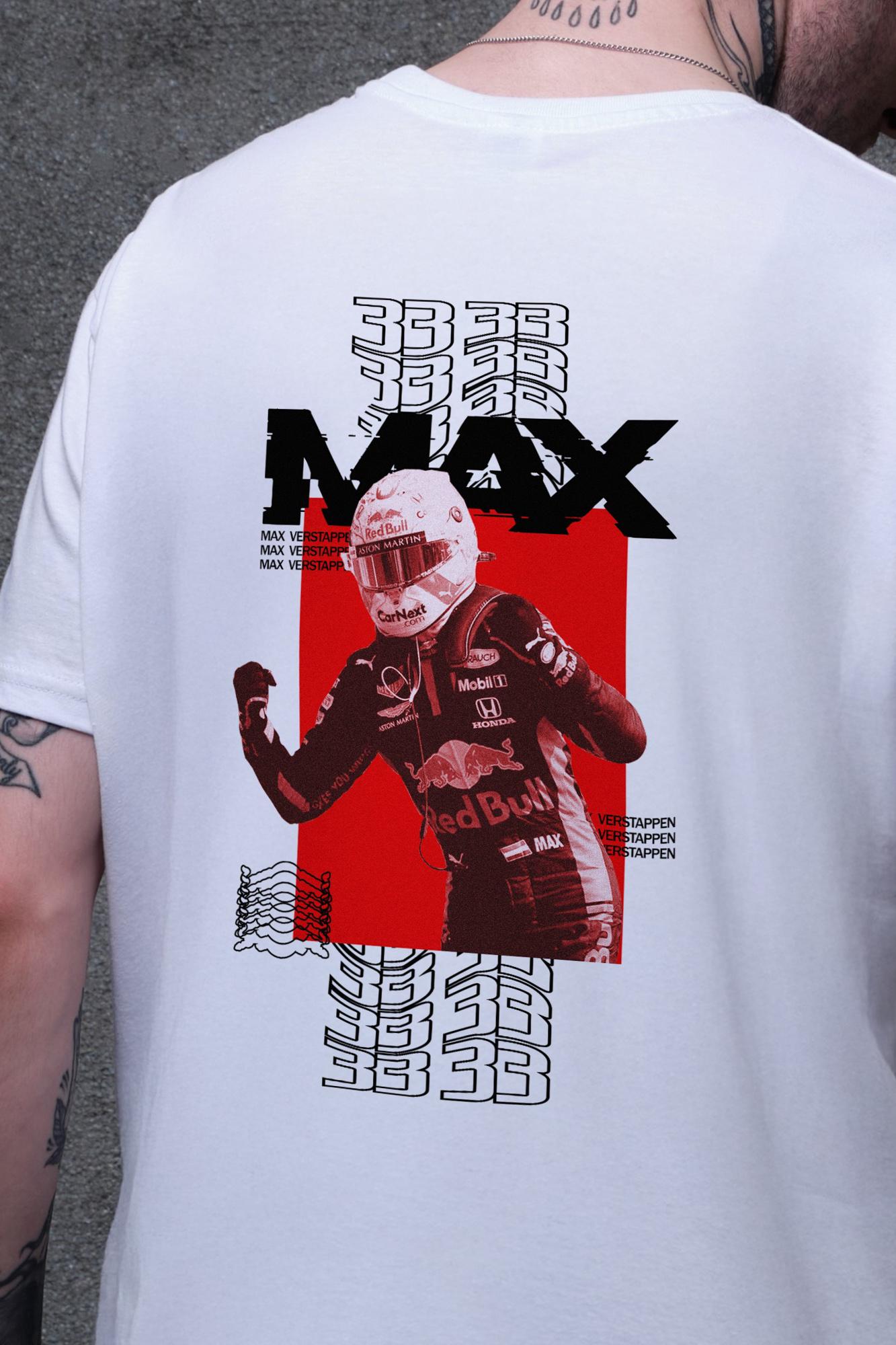 Футболка мужская Without с принтом Max оверсайз S/M White (S8049646) - фото 2