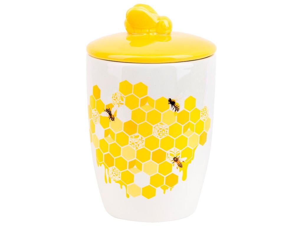 Банка керамическая с крышкой Honey 550 мл (BDI-DM790-HN)