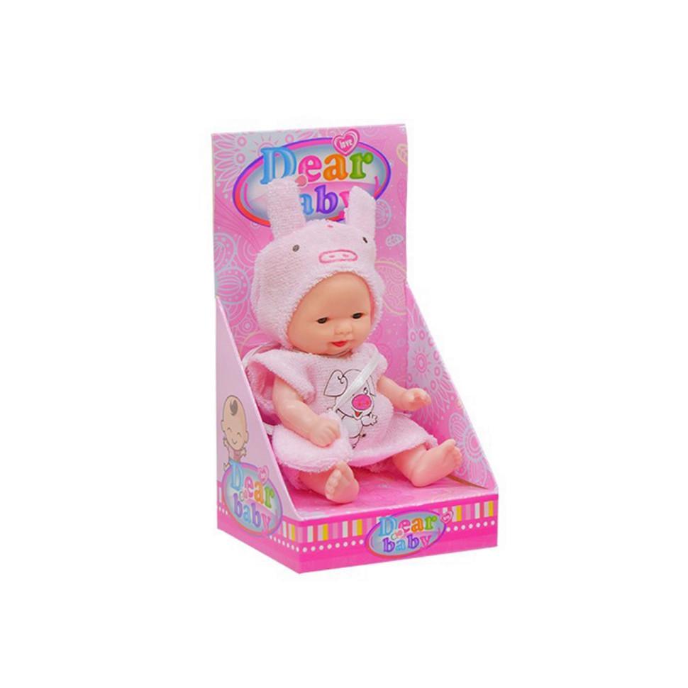 Лялька-пупс BMW Свинка QX128-139-1 в костюмчику/з сумочкой (RLT48717)