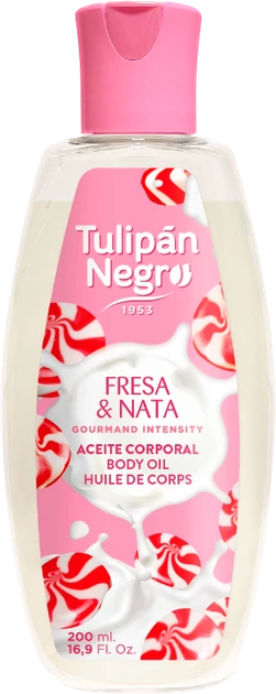 Масло для тела Tulipan Negro Strawberry&Cream Body Oil 200 мл (32123999)