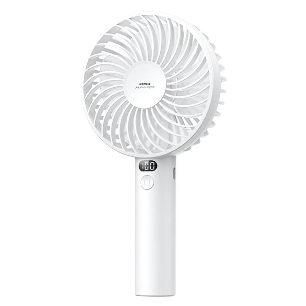 Вентилятор портативний Remax RS-SF02 настільний/ручний з акумулятором 1200 mAh White (000519)