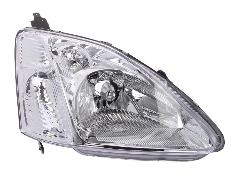 Фара передня права Honda Civic VII 2001-2003 H4 сіра рамка (217-1137R-LDEM1)